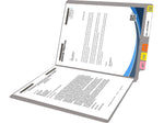 Medical Arts Press Reinforced End Tab File Folder, Straight Cut, Letter-Size, Gray, 50/Box (S-01602-GRY)