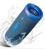 Treblab HD77 Premium Bluetooth Portable Speaker, Waterproof, Blue (HD77BL)