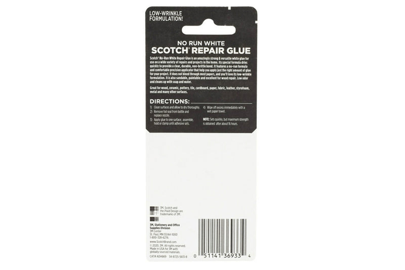 Scotch Liquid Super Glue, 1.25 oz., Clear (ADH669)