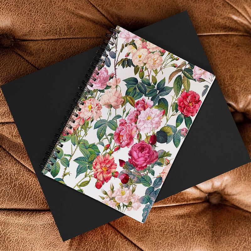 DENY Designs Rose Garden VII 1-Subject Professional Notebooks, 5.5" x 8.25", Dotted, 60 Sheets (81863-NOBS01)