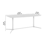 Bush Business Furniture 72"W x 36"D Boat Shaped Conference Table, Storm Gray (99TBM72SGSVK)