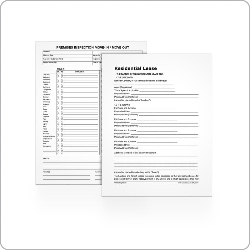 Adams Carbonless Rental Applications, 8.5" x 11", 4 Sets/Book (LF310)