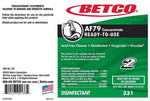 Betco AF79 Concentrate Secondary Label, 24/Pack (3319090)
