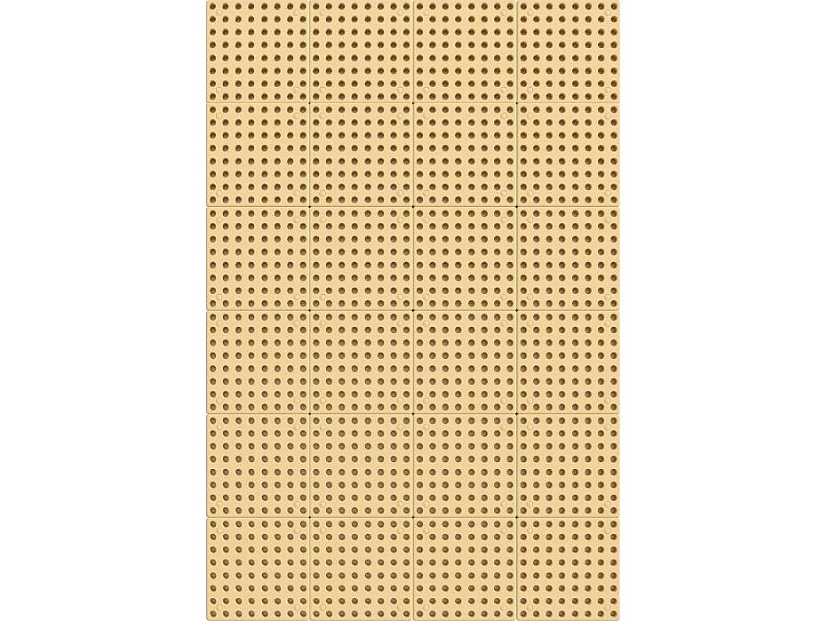 Flash Furniture Bright Beginnings Multipurpose Modular STEAM Wall Peg System Panel, Brown (MK-ME10971-GG)