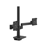 Humanscale M/Flex Adjustable Dual Monitor Arm, 23.8" Monitor Width, Black (X2NTN0BB8TB8TB18)