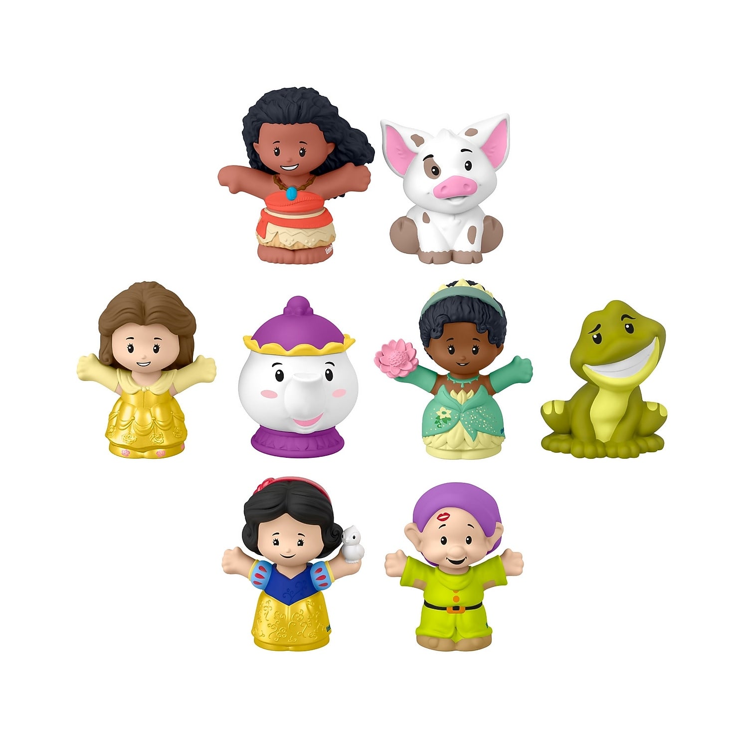 Fisher-Price Little People Disney Princess Story Duos Figure Pack, Multicolored (HPL23)