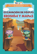 iSprowt Fossil Dig, Erosion, and Maps Spanish Translation Workbook Kit, Multicolor (785459614564)