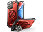 SUPCASE Unicorn Beetle MAG XT Rugged Case for iPhone 15 Pro, Shock-Absorbing, Metallic Red