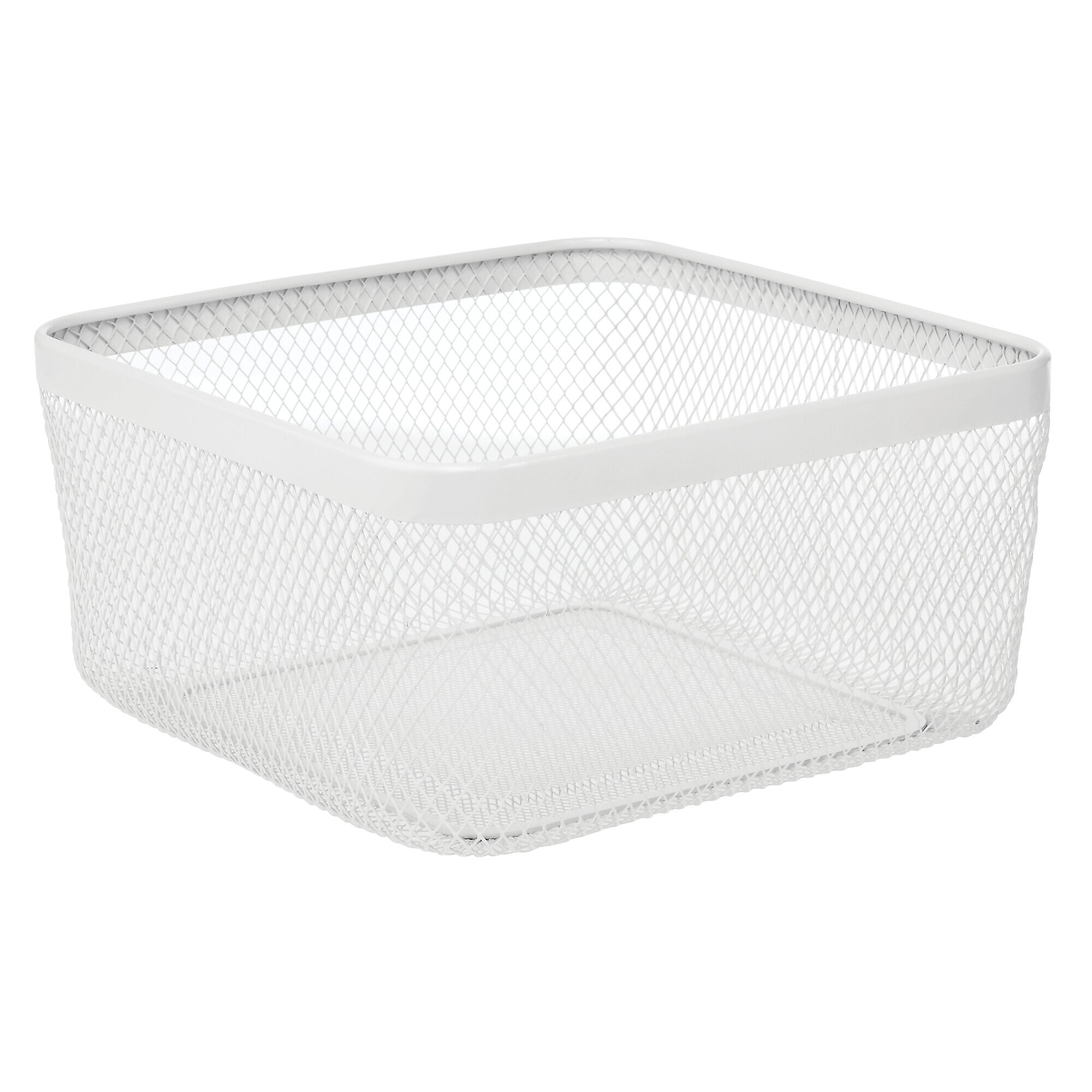 mDesign Steel Organizer, Matte White (25952)