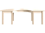 Flash Furniture Bright Beginnings Hercules 59" Semi-Circle Table, Beech (MK-ME088014-GG)