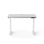 VersaDesk PowerLift 48"W Electric Rectangular Adjustable Standing Desk, White (PLSDR4830-WW-APP )