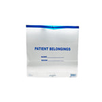 Patient Belonging Bags 18" x 20.5", Clear