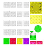 E-Blox Circuit Blox Single Student Set, Lights 'N Motion Geared Motor, 25 Pieces/Set (EBLCB1375SS)