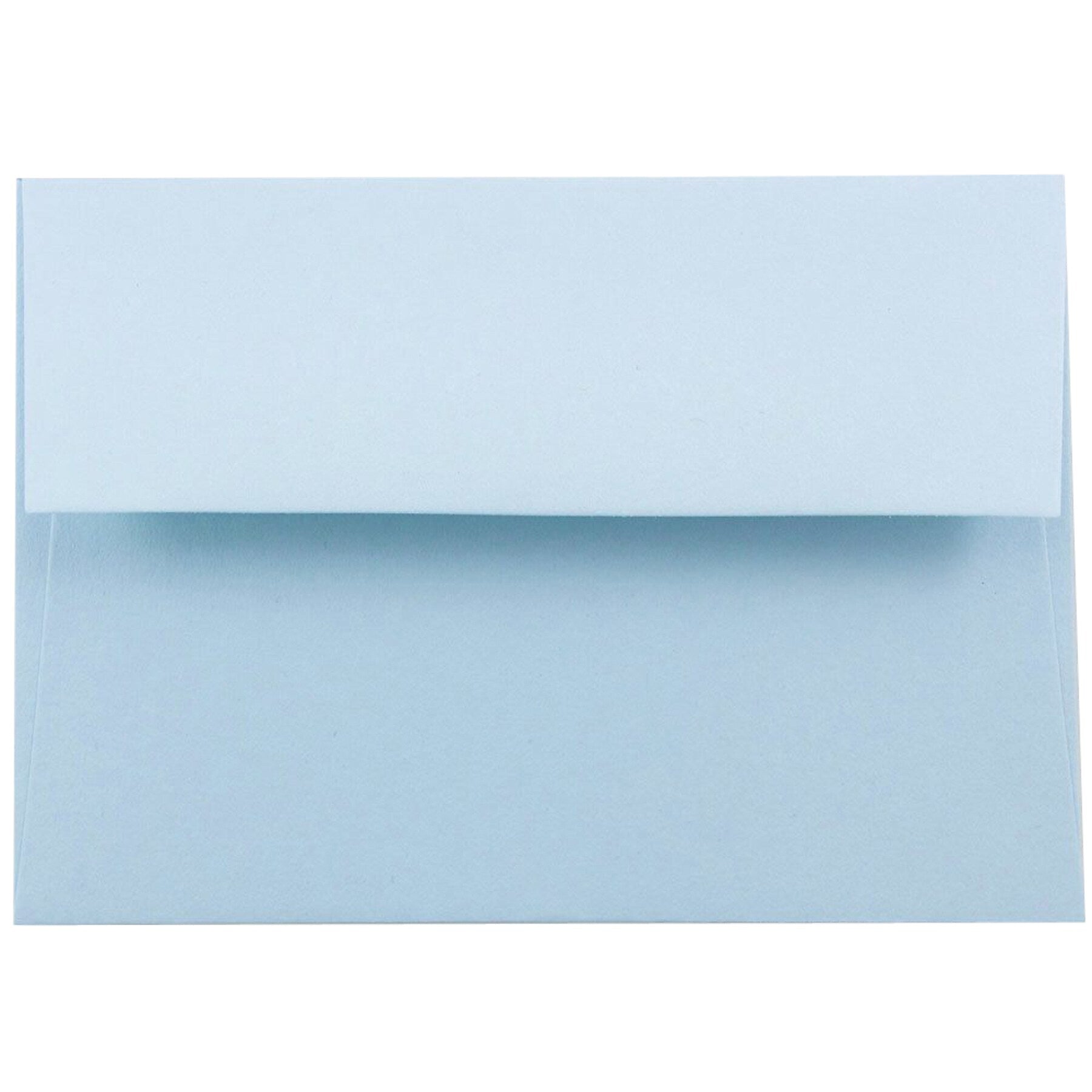 JAM Paper A7 Invitation Envelope 5 1/4" x 7 1/4", Baby Blue, 100/Pack (155628d)