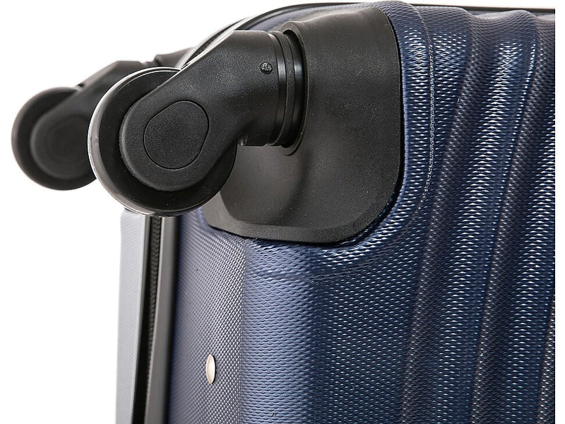 DUKAP Adly 24" Hardside Suitcase, 4-Wheeled Spinner, TSA Checkpoint Friendly, Navy Blue (DKADL00M-BLU)