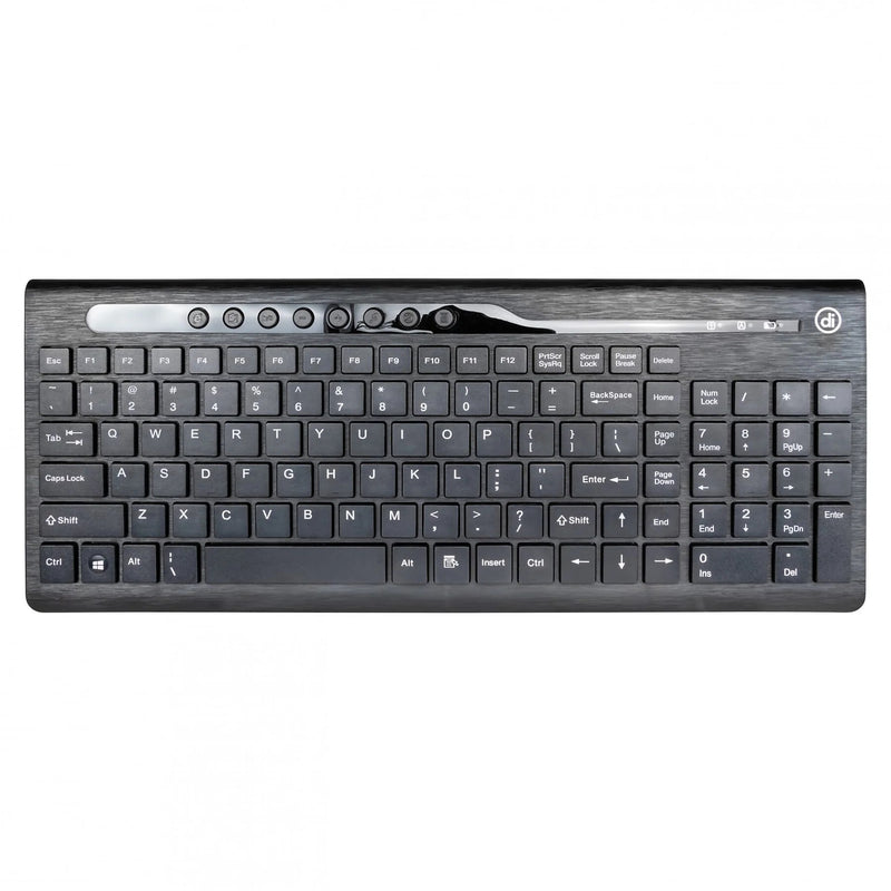 Digital Innovations 4270100 USB Wireless Keyboard and Optical EasyGlide Mouse, Black