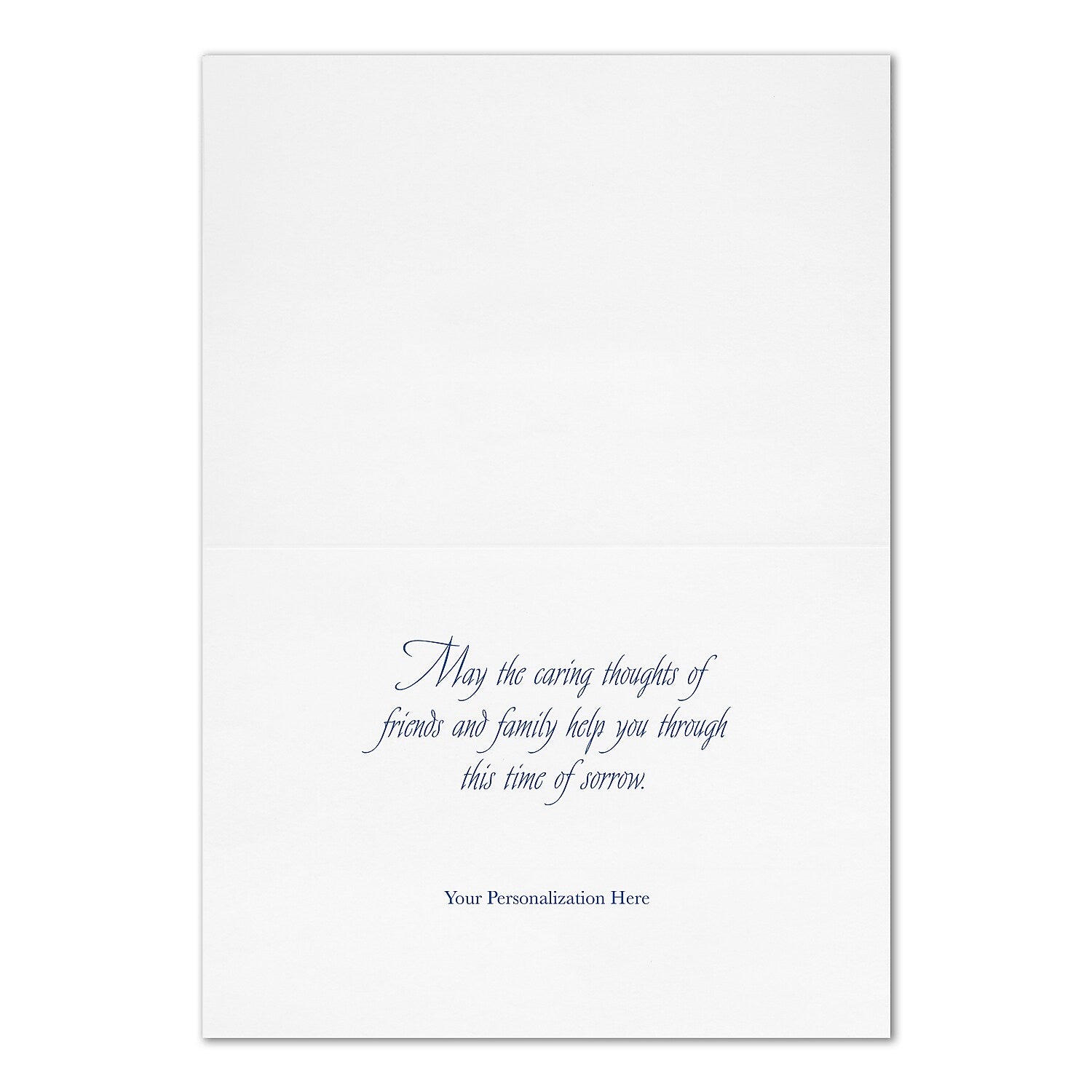 "Sincerest Sympathy" Card w/ Unlined White Envelope, 50/BX