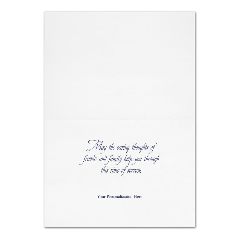 "Sincerest Sympathy" Card w/ Unlined White Envelope, 50/BX