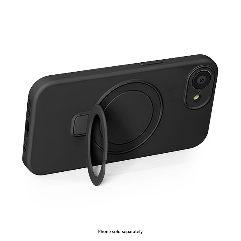 SaharaCase Venture Series Silicone Phone Case for iPhone 16e, Shock Absorbing, Scorpion Black (CP00810)