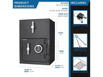 Barska Steel Depository Safe with Keypad Lock, 1.15 cu. ft. (AX13308)