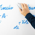 Luxor Magnetic Porcelain Dry-Erase Whiteboard, Aluminum Frame, 90"W x 40"H (DEWM004)