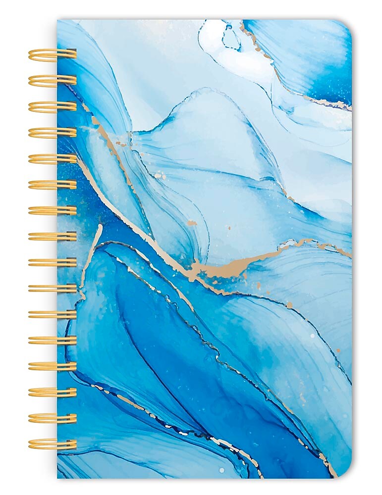 BrownTrout Crackled Blush Hardcover Journal, 5.25" x 8.25", Multicolored, 192 Pages (9798330700240)