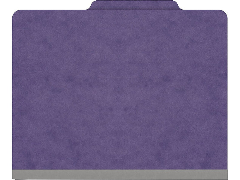 Medical Arts Press Pressboard Classification Folder, 2" Expansion, Letter Size, Purple, 25/Box (DV-T42-02-3PRP)