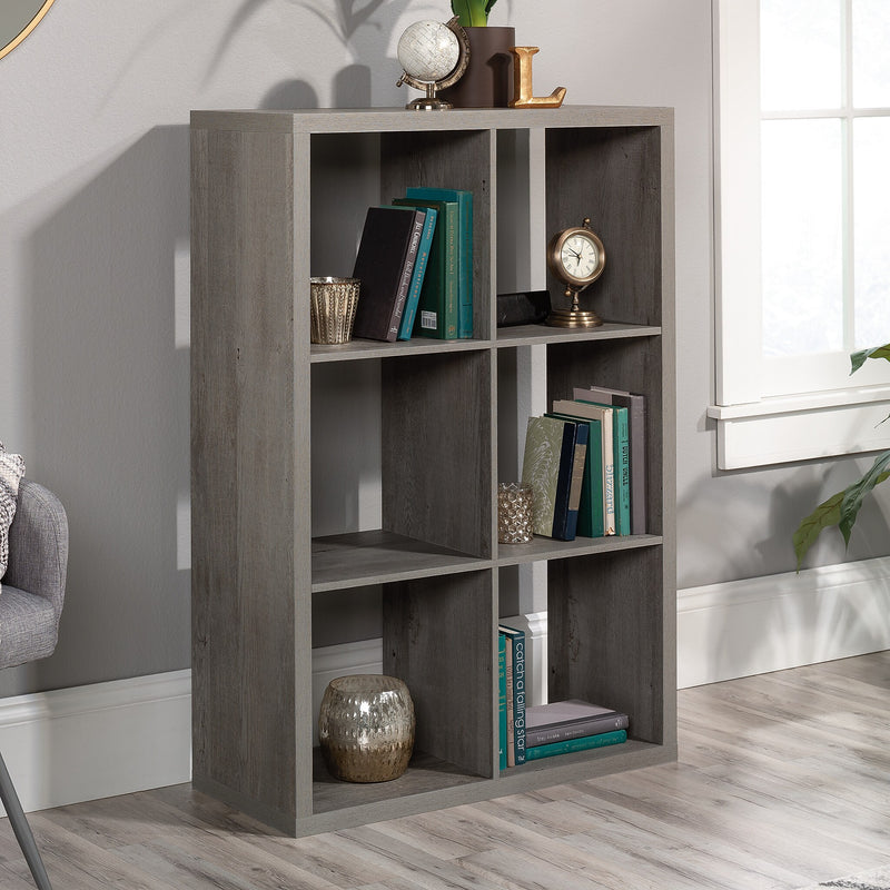 Sauder Select 44"H 6-Shelf Cube Organizer, Mystic Oak (431285)