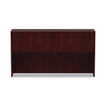 Alera Valencia Series Hutch With Doors, 64 3/4w X 15d X 35 1/2h, Mahogany