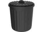CleanRiver Mini Plastic Trash Can, 0.4 Gallon, Black (MB-BK)