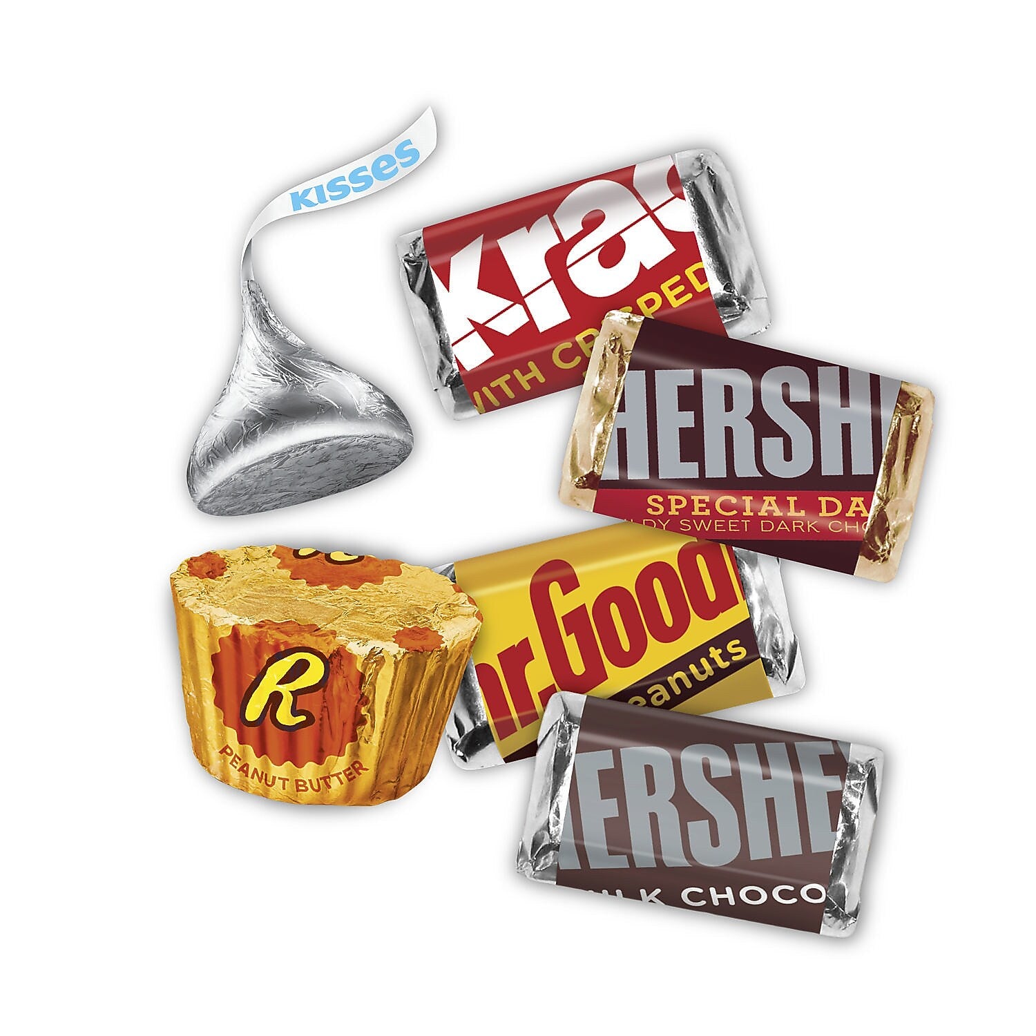 HERSHEY'S and REESE'S Miniatures Assorted Chocolate Candy Party Pack, 32.9 oz. (3400099982)