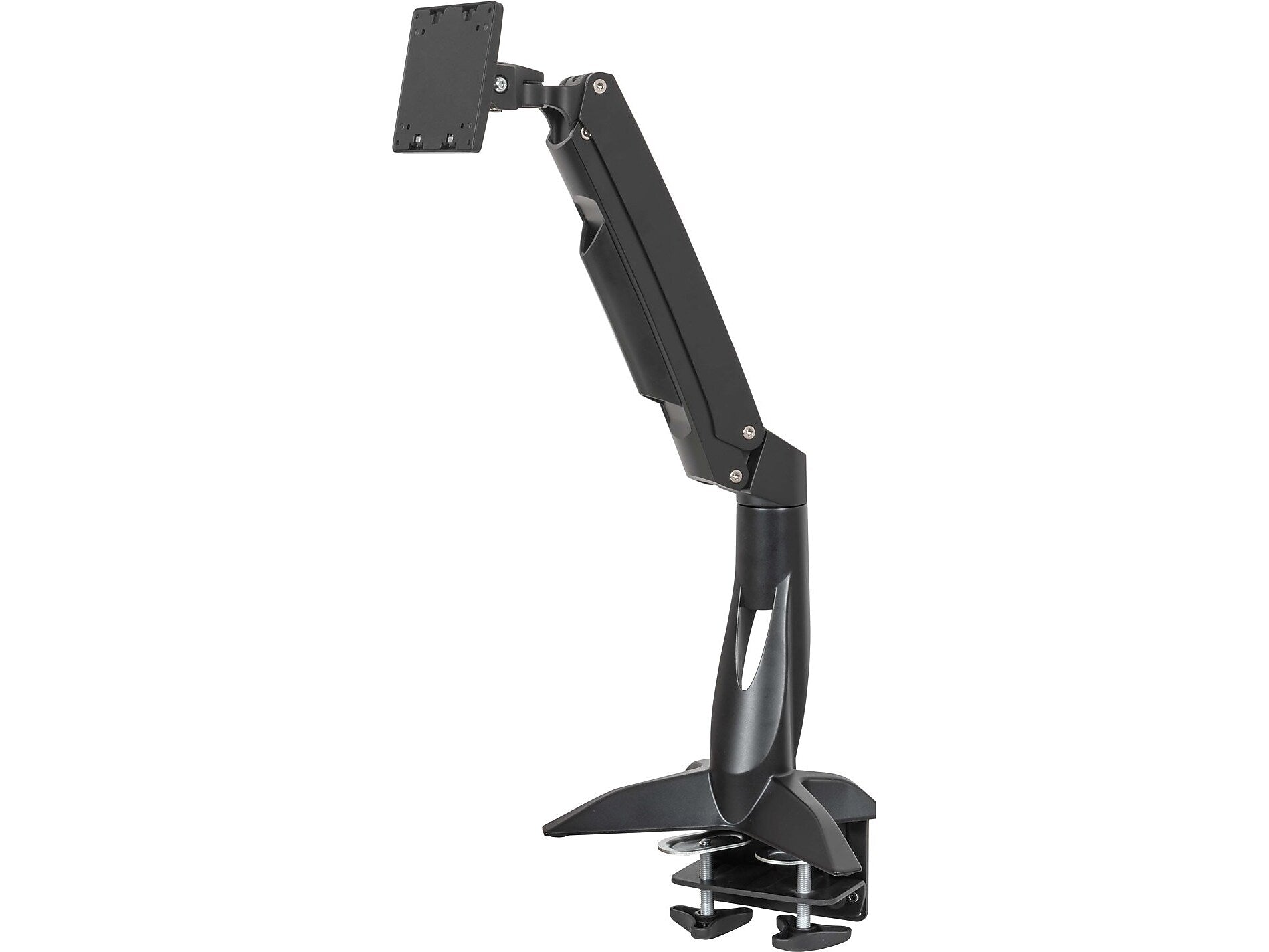 Amer Heavy Duty Curved Monitor Desk Mount Arm, Up to 49" Monitor, Black (AMR1UC)