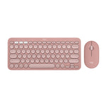 Logitech Pebble 2 Wireless Keyboard and Optical Mouse Combo, Tonal Rose (920-012199)