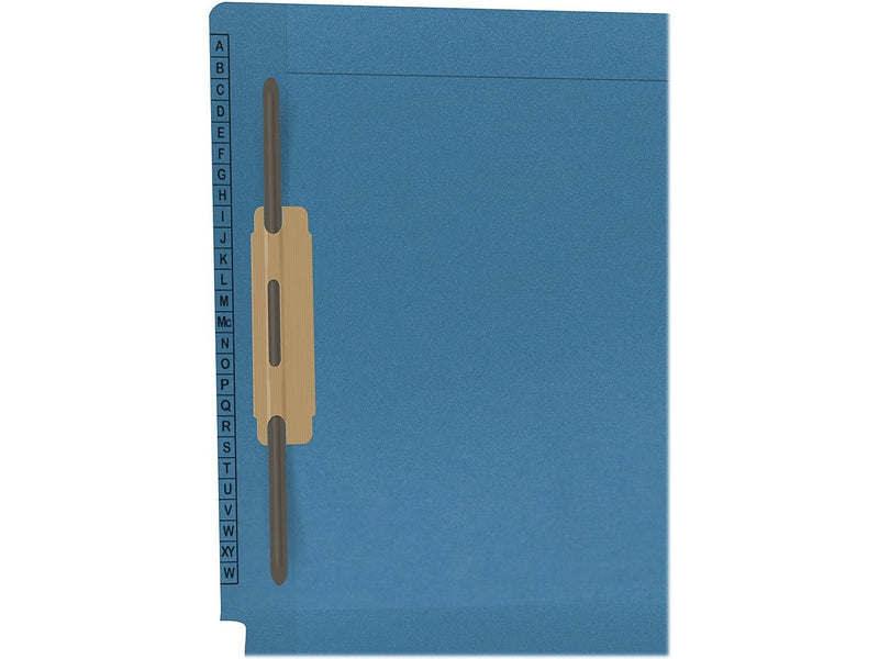 Medical Arts Press Kardex Match Reinforced End Tab File Folder, Letter-Size, Blue, 50/Box (F1180-BLU)