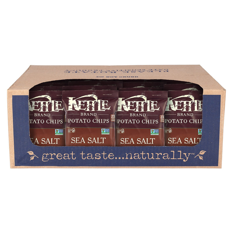 Kettle Brand Gluten Free Sea Salt Potato Chips, 1.5 oz., 24/Box (220-02567)