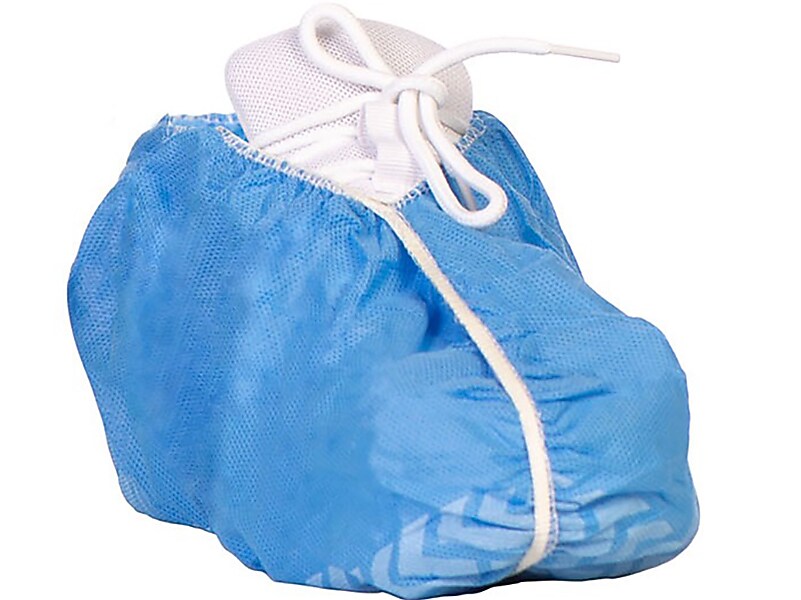 Tronex Water Resistant Shoe Cover, One Size, Blue, 100/Box, 3 Boxes/Pack (7610B)