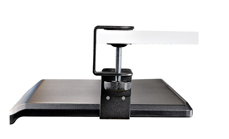 StarTech Height-Adjustable Under-Desk Keyboard Tray, Clamp-on, Ergonomic, Sliding, up to 26.5lb  (KEYBOARD-TRAY-CLAMP1)
