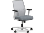 HON Ignition 2.0 Fabric/Mesh Swivel Task Chair, Basalt/Designer White (HITLMKD.Y1.A.H.IF.APX25.DW.SB.DWX)
