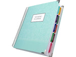 Global Printed Products 9" x 11" Wedding Planner, Hardcover, Teal/Silver (GPP-PLNR-SLV)