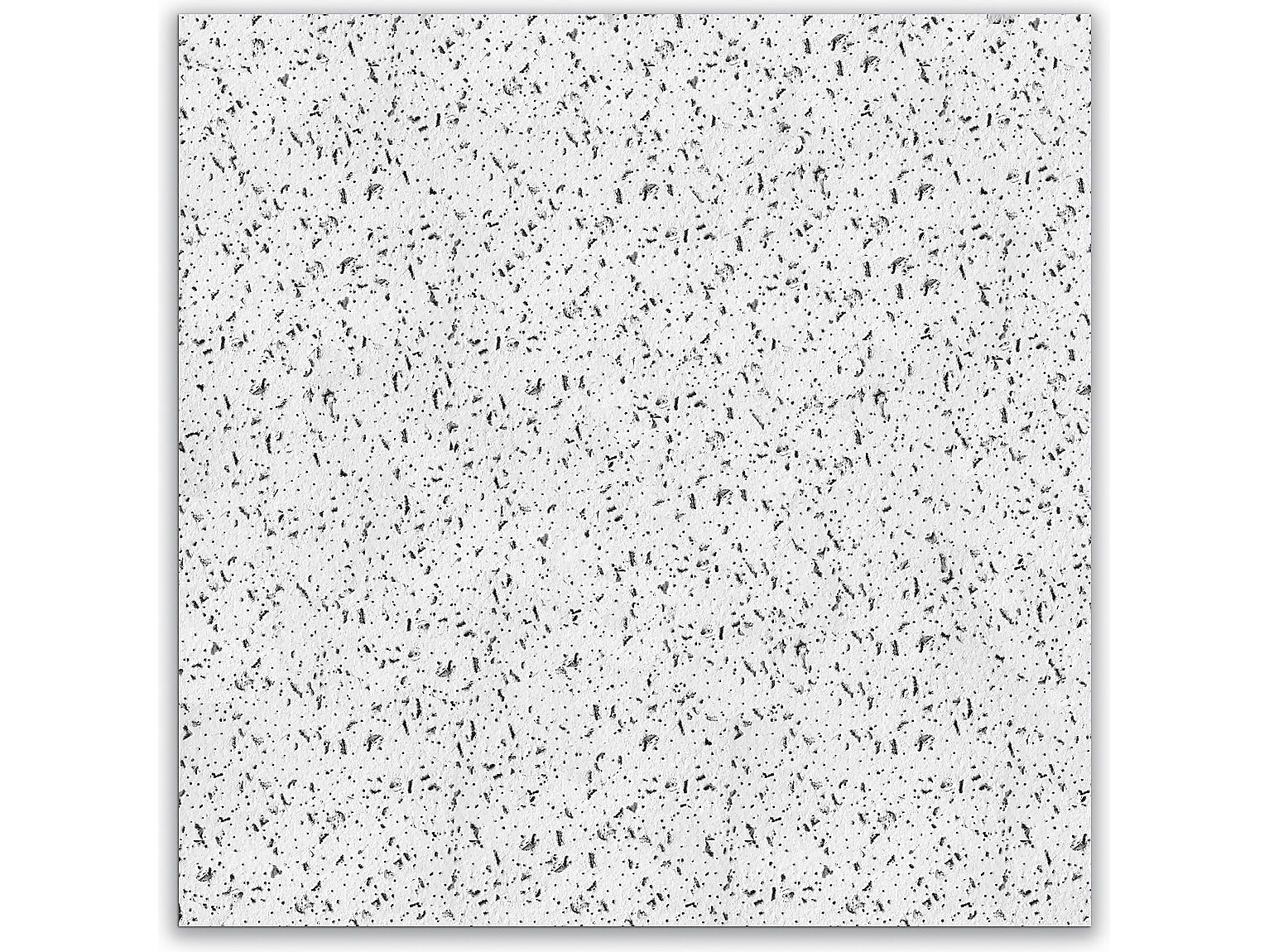 Armstrong CORTEGA Square Lay-In Edge Ceiling Tile, 24" x 24", White, 16/Carton (BP770)