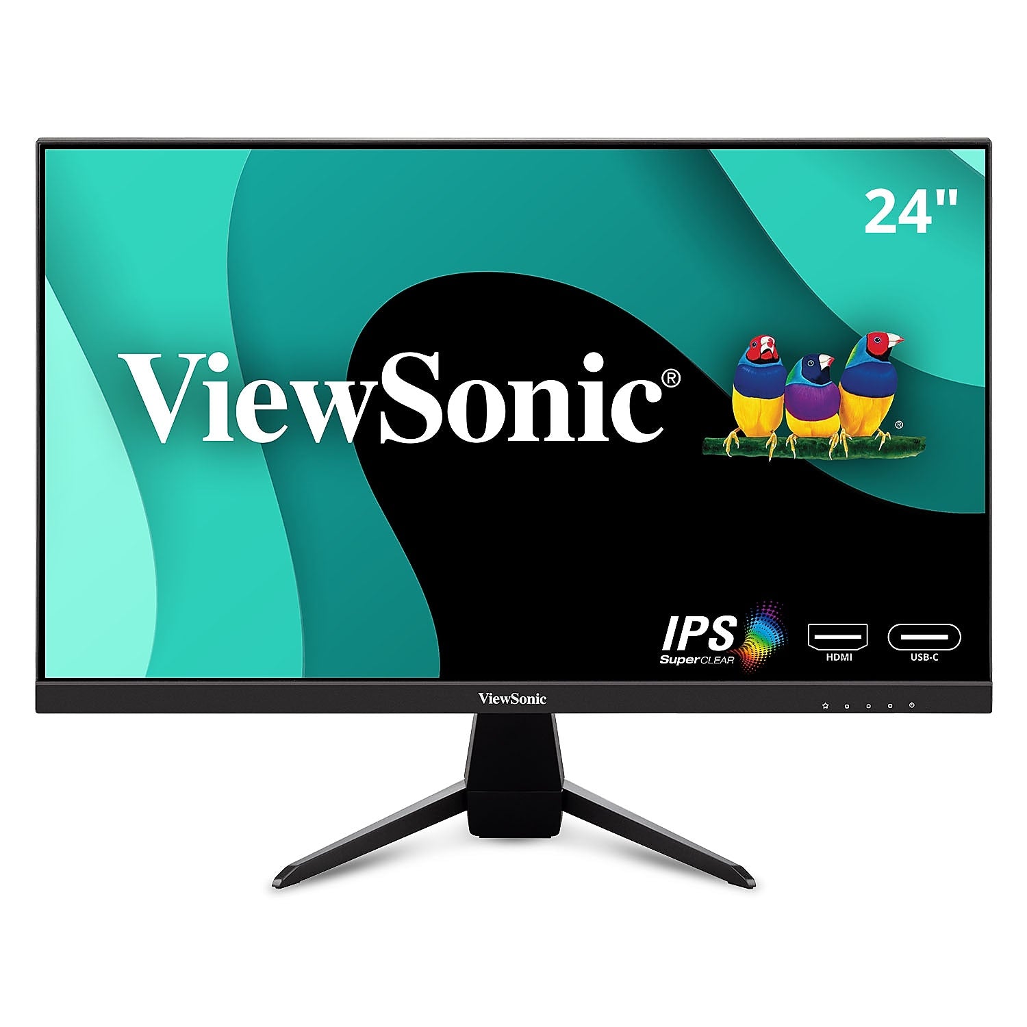 ViewSonic 24" 75Hz LCD Monitor, Black (VX2467U)