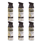 Rust-Oleum Universal Premium Spray Paint, Black, 12 oz., 6/Carton (245198)