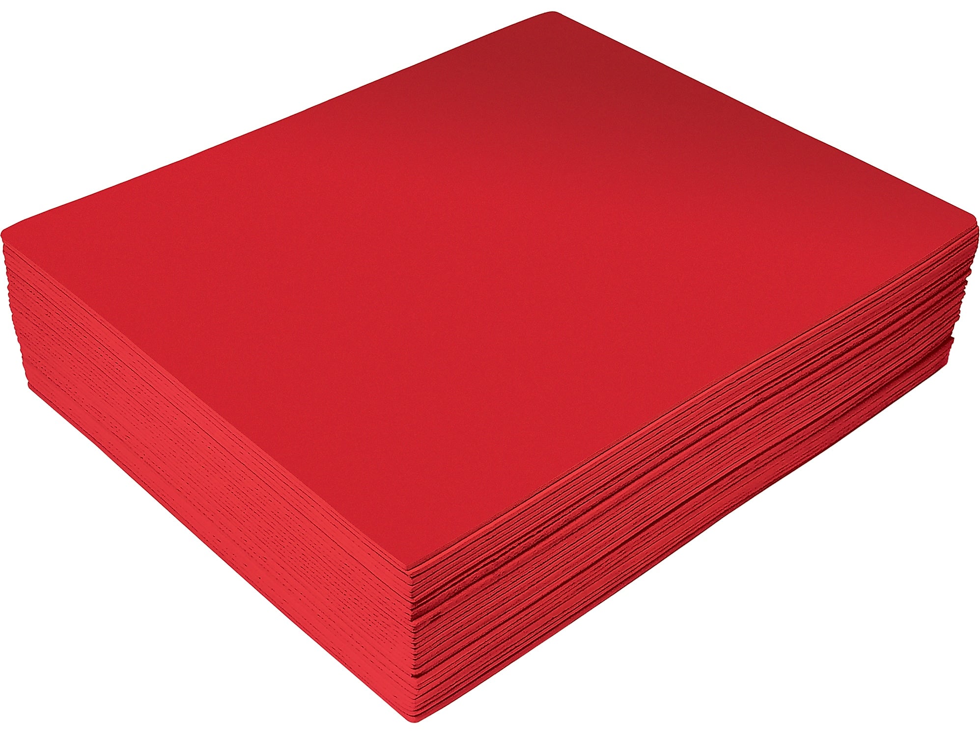 Better Office EVA Foam Sheet, Red, 30/Pack (01213)