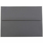 JAM Paper A6 Booklet Envelope 4 3/4" x 6 1/2", Dark Grey, 100/Pack (36396433d)