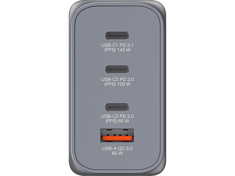 Verbatim USB Type-A/USB Type-C Wall Charger, Gray (32205)