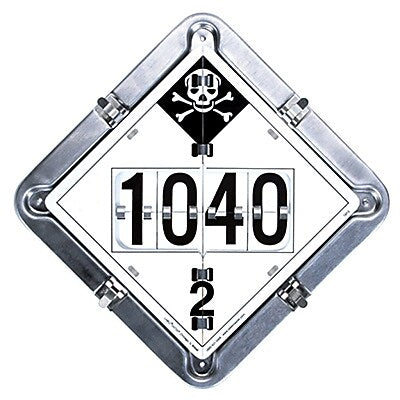 Labelmaster 8 Legend Placard With Mounting Holes (126-CTP)