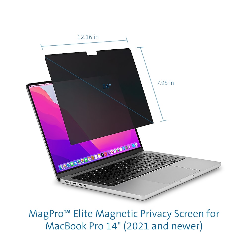 Kensington MagPro Elite Anti-Glare Magnetic Privacy Screen for 14.2" MacBook Pro (K58370WW)