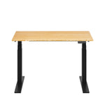FlexiSpot E7 Commercial 48''W Electric Adjustable Standing Desk, Bamboo/Black (E7BCOM4824-LBZB)