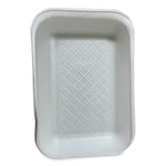 GEN Meat Trays, #2D, 8.56 x 6.1 x 1.2, White, 500/Carton