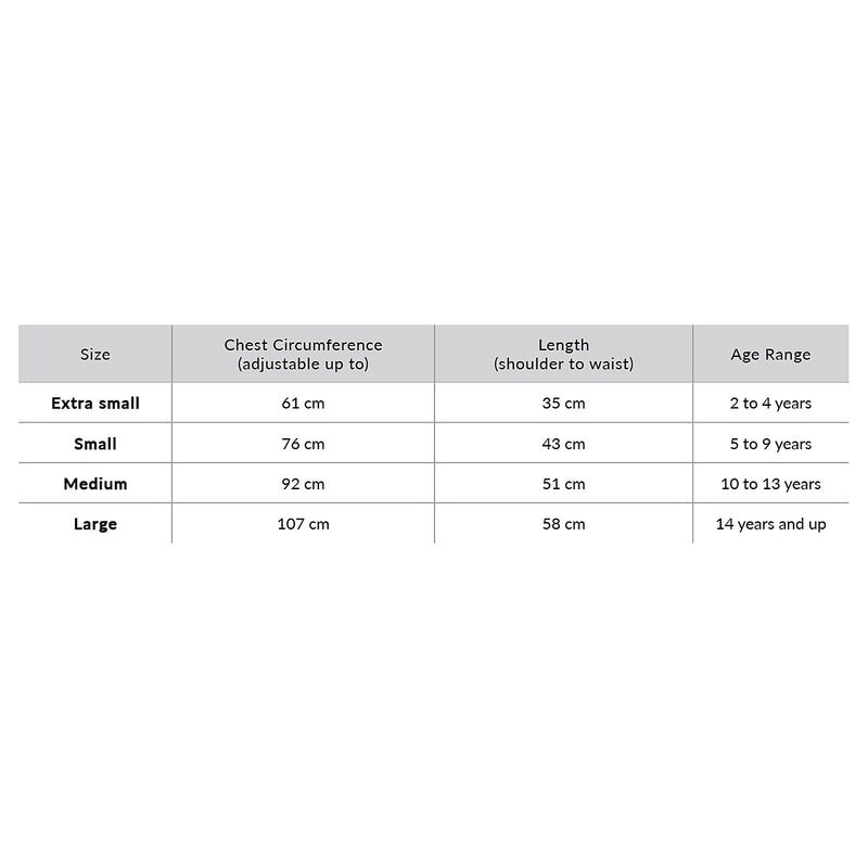 FDMT Deep Pressure Vest, Large, Black (MNO0010G)